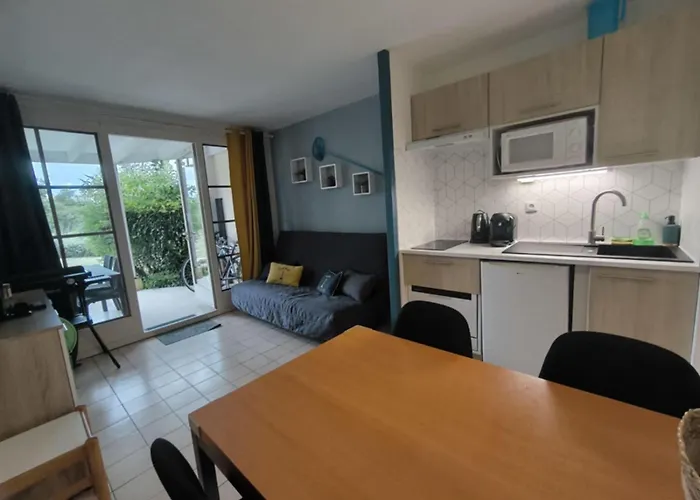 Studio 4 Pers / Terrasse / Espace Aquatique